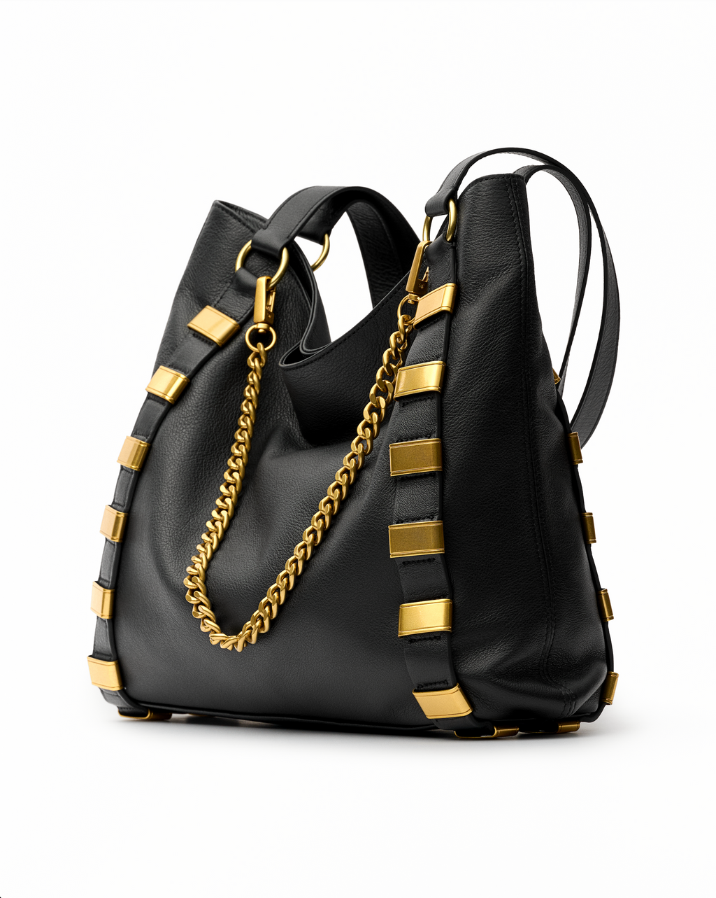 Links Tote - Black Gold