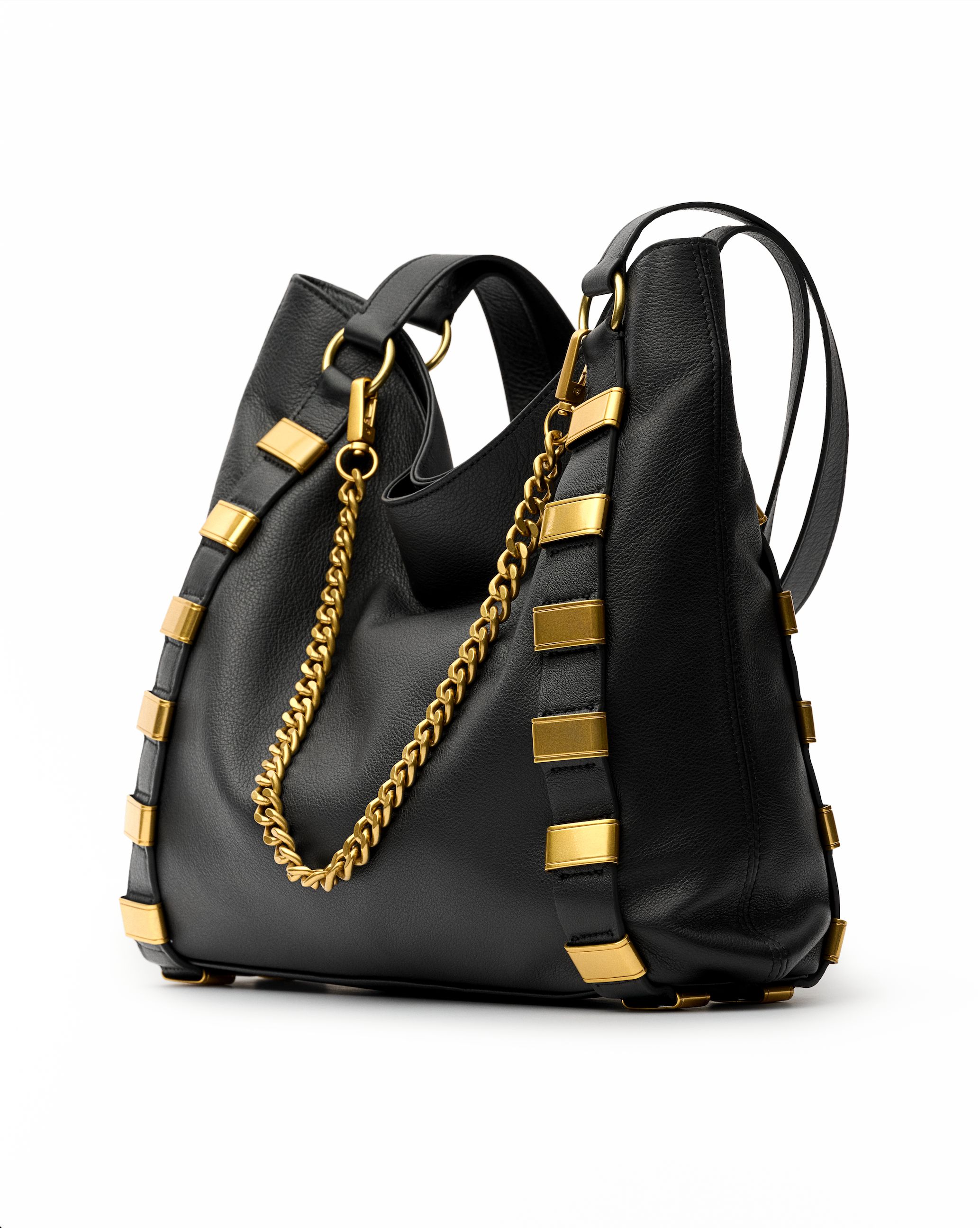 Links Tote - Black Gold