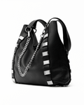 Links Tote - Black Silver